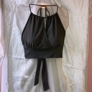 V Cut Tri Halter Top